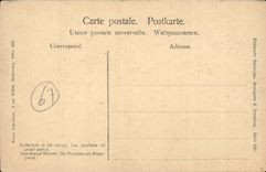 CPA Strasbourg Cathedral prophets and the large gate