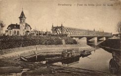 CPA Strasbourg Bridge of Rhine close to Kehl