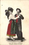 Andenken Strassburg-CPA von elsassischem Lothringen Elsass (Kappenkostumfolklore)