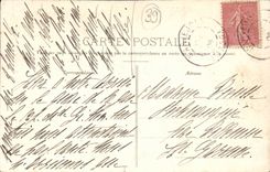 CPA Excursion of the balloon of Alsace Bridge of the jump of trout