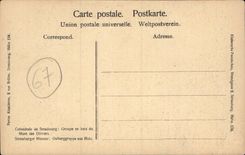 CPA Strasbourg Cathedrale Groups out of wood of the Mount of Olives