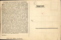 CPA astronomical Strasbourg Clock of the cathedral