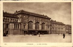 CPA Strasbourg Train station central