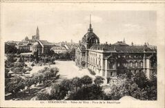 CPA Strasbourg Palate of the rhine Place of the Republic