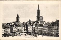 CPA Strasbourg Places Kleber