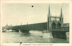 CPA Strasbourg the bridge of Kehl