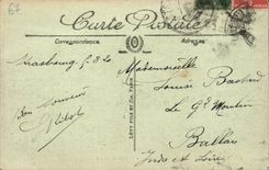 Strasbourg CPA Protestant Church and the cathedral