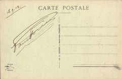 Saverne CPA the castle and the canal of the Marne in the Rhine