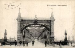 Strasbourg CPA the bridge of kehl the Rhine Rhein