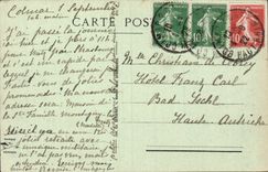 Colmar CPA Thousand kisses (folklore caps costume)