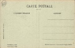 Thann CPA the cathedral St Thiebaut whose stained glasses were replace by boards