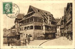 CPA Strasbourg the bath with the plants
