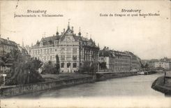 Strasbourg - Strassburg - School of the Dragon and Quay St Nicolas - CPA