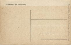 Strasbourg - Strassburg - the Cathedral - CPA