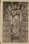 Strasbourg - Strassburg - the Cathedral - the Madonna with the large Gate - CPA