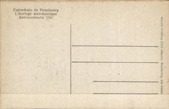 Strasbourg - Strassburg - the Cathedral - the astronomical clock Astronomische Uhr - CPA