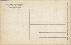 Strasbourg - Strassburg - the Cathedral - Vault Andre Andreaskapelle - CPA