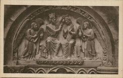 Strasbourg - Strassburg - the Cathedral - Crowning of the Virgin - Kroenung Maria - CPA