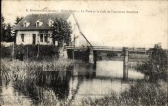 Montreux Castle - the Bridge and Coffee of old border CPA