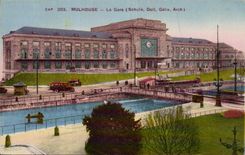 Mulhouse - Train station - CPA