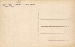 Fellering - View - the Vosges of Alsace CPA