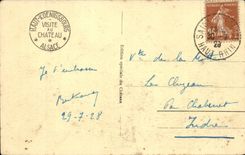 castle of Haut-KÅ nigsbourg - East coast CPA