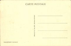 Obernai - Place of the Town hall and the Corn exchange CPA