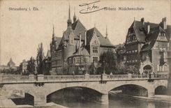 Starsbourg - Strassburg - Hoehere Maedchenschule - School of the Girls - CPA