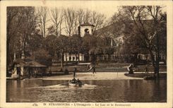 Strasbourg - Strassburg - the Orangery - the Lake and the Restaurant - CPA