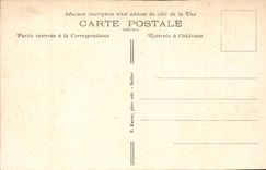 The Balloon of Alsace - alt 1256 - One of the Seven Tours out of pin has horses CPA