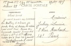 Bussang St Maurice - Seen from of the Red Grass on June 29th - Balloon of Alsace CPA