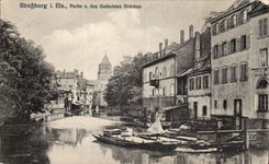 Strasbourg - Strassburg - Part B - den Gedeckten Bruecken CPA