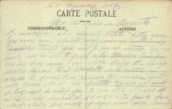 The War in Lorraine 1914 1918 - Tomb of French Soldier flowered with the ocassion of the Festivals of All Saints' day CPA