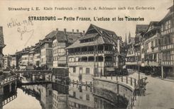 Strasbourg - Strassburg - Small France the Lock and Tanneries - Klein Frankreich - Blick Schleusen CPA