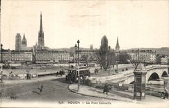 Rouen the Bridge Crow - CPA