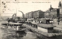 Rouen Seen of the Quays and the Seine - CPA