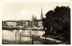 Rouen the Museum City - Seen from of the Bridge - CPA