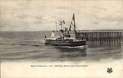 Dieppe - Return of the Walk - CPA