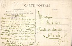 Fecamp - Ausgang des Hafens - Boot CPA