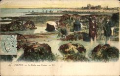 Dieppe - Fishing with Crabs - Crab fishing CPA