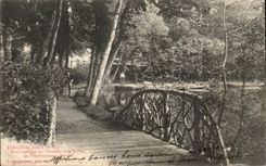 Forging mills Water - Rustic Bridge on Andelle in the Park - CPA