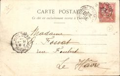 Forging mills Water - Rustic Bridge on Andelle in the Park - CPA