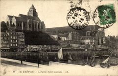 Treport - die Kirche Saint Jacques - CPA