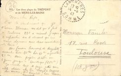 Treport - zwei Strande und von Meeren les Bains CPA