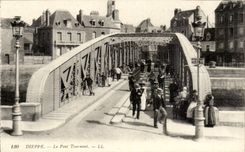 Dieppe - the Revolving Bridge - CPA