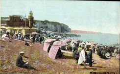 Dieppe - der Strand - CPA