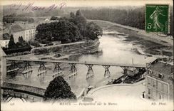 Meaux - View on the Marne CPA