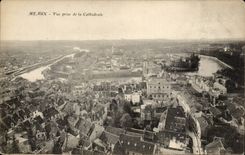 Meaux - Seen from of Cathedral CPA