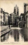 Elbeuf - Street of the Drain and the Church Saint Jean CPA