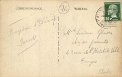 Elbeuf - Street of the Drain and the Church Saint Jean CPA